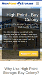 Mobile Screenshot of leaguecityselfstorage.com